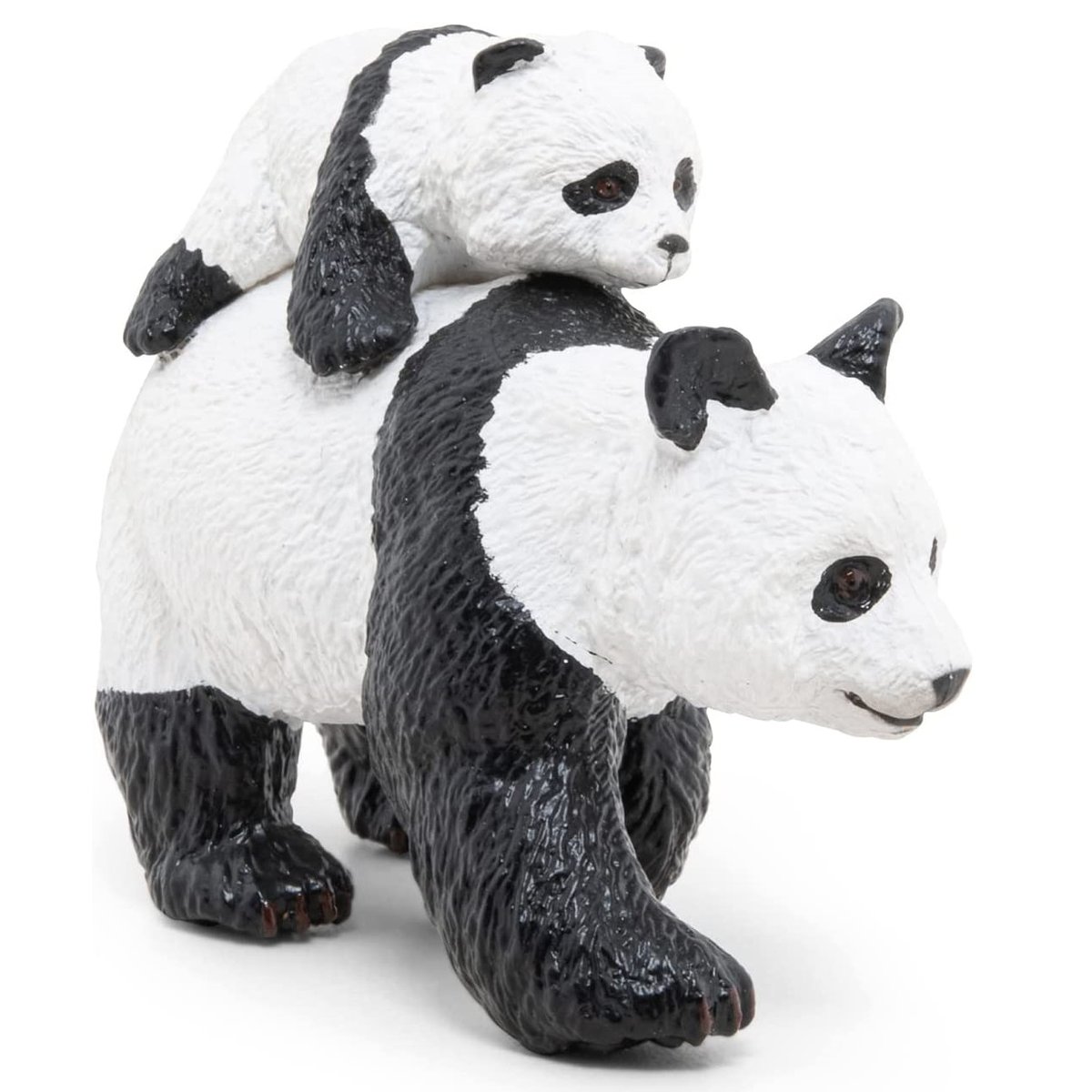 Figurine Panda et son bébé noir, PAPO