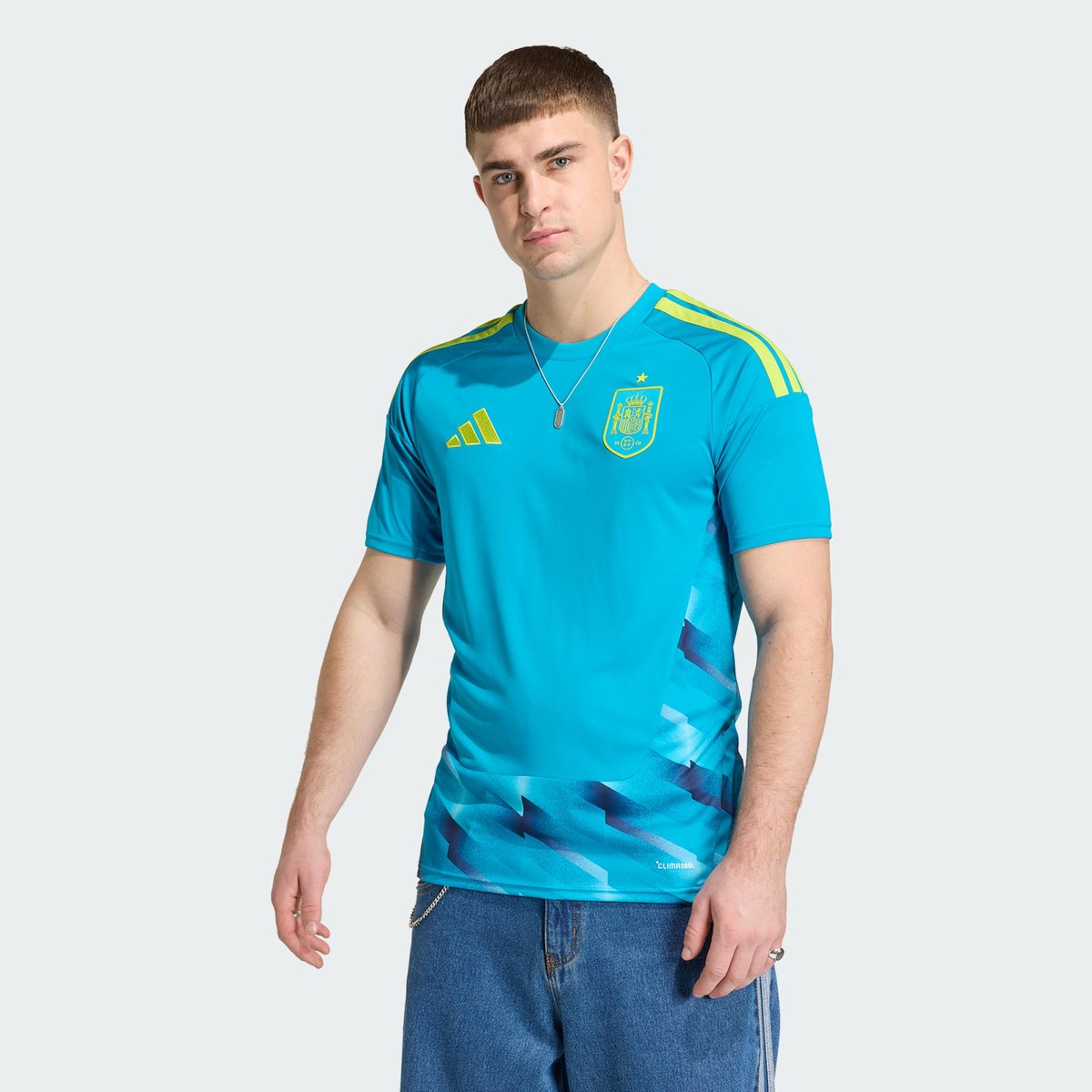 Maillot Gardien De But Domicile Espagne 26 Maillot Gardien De But Domicile Espagne 26 bold aqua, adidas Performance