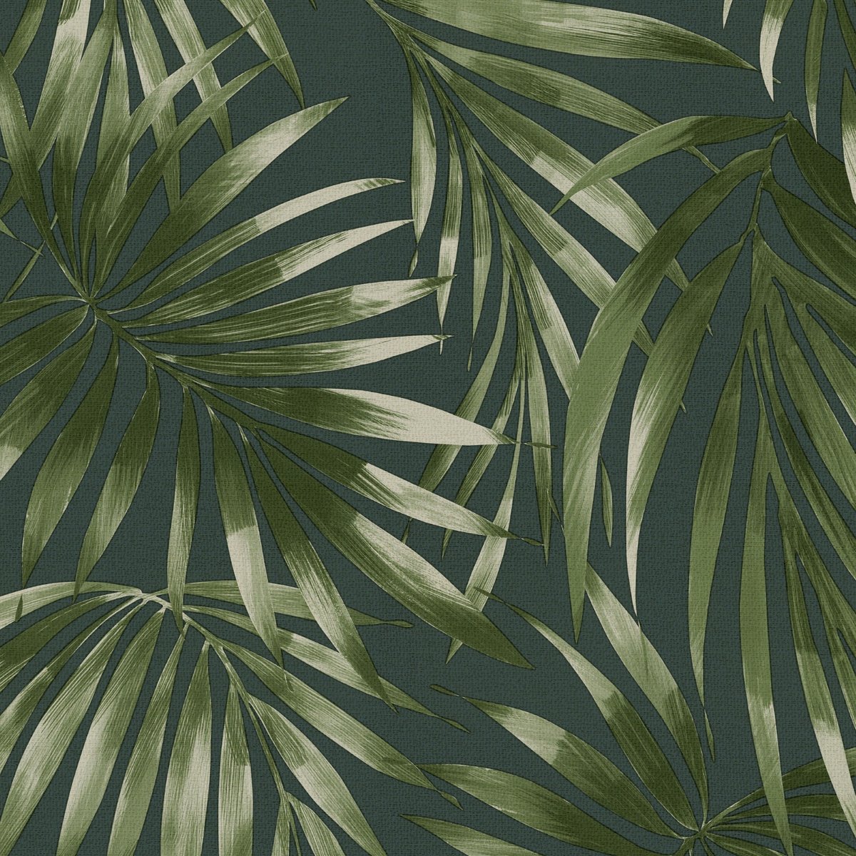 Papier peint Feuilles Elégance bleu vert, WOW