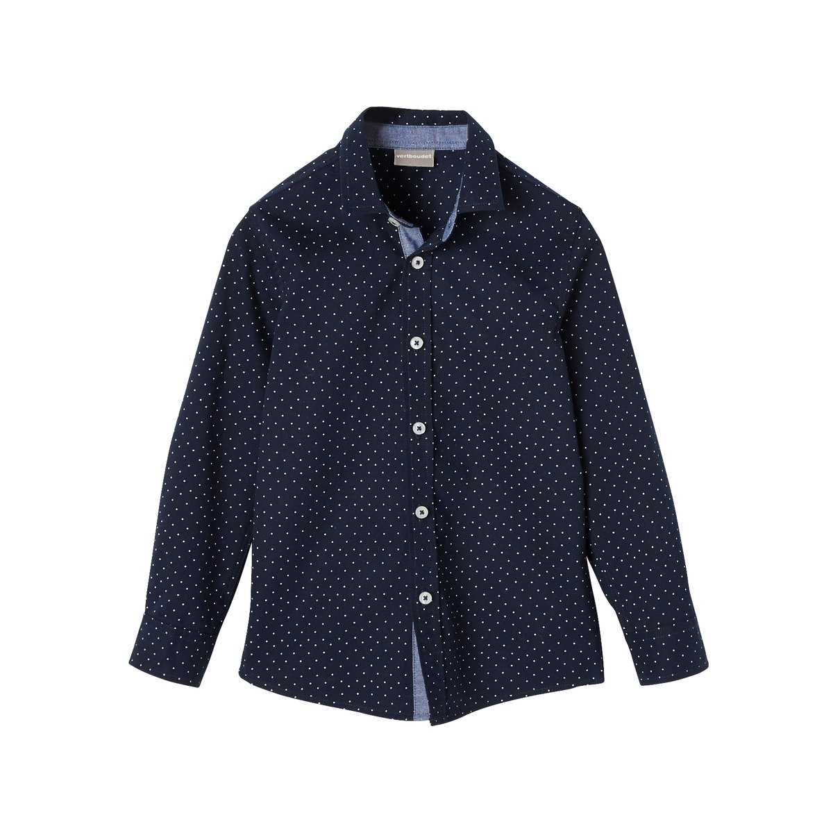 Chemise imprimée pois marine imprimé, VERTBAUDET