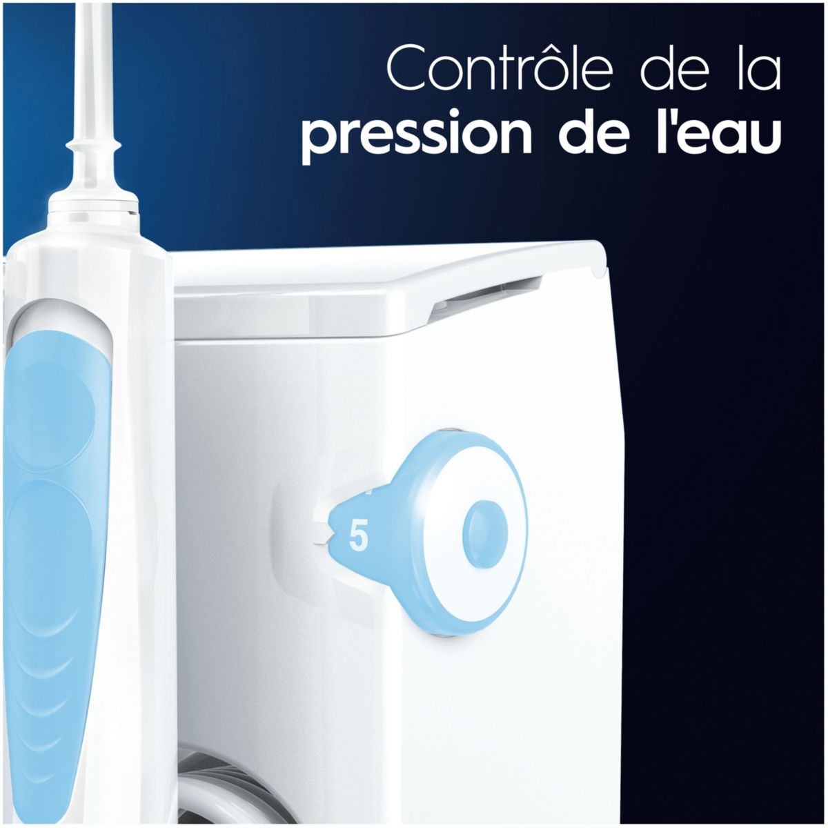 Hydropulseur Oxyjet + 2 refills couleur unique, ORAL B