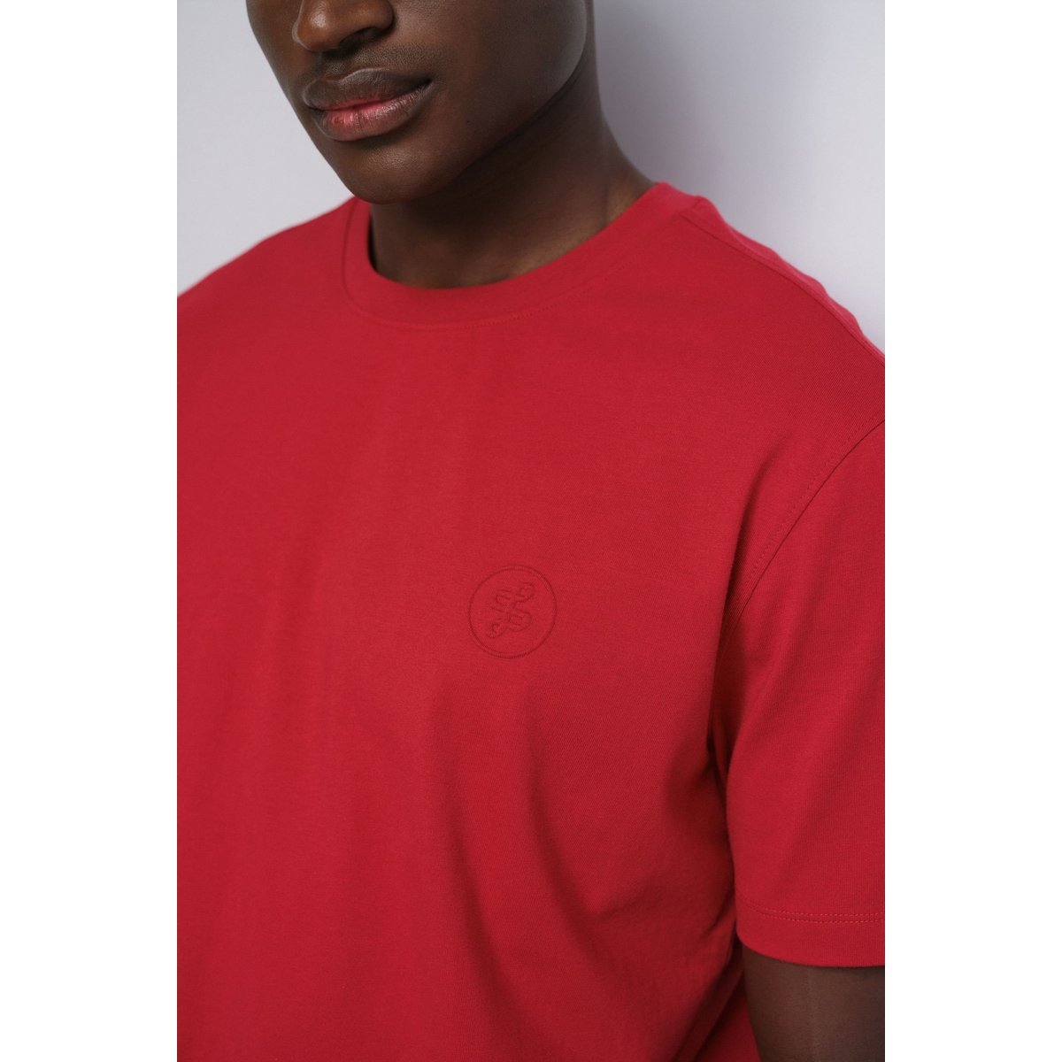 T-SHIRT AVEC LOGO rouge, SALSA JEANS