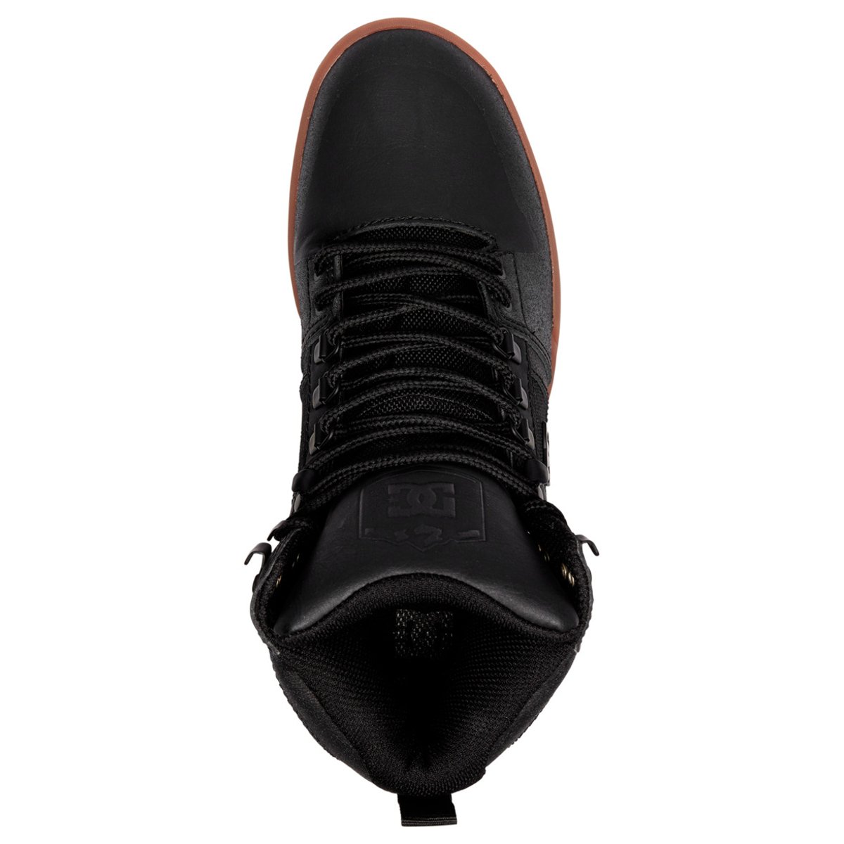 Chaussures montantes résistantes à l’eau PURE HIGH-TOP WR. noir black/gum, DC SHOES