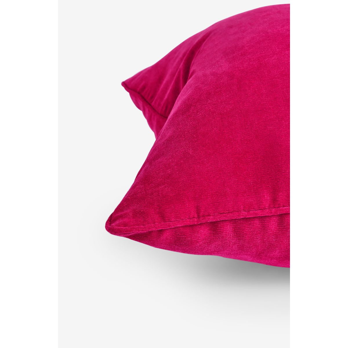 Coussin en velours doux rose fuchsia, NEXT