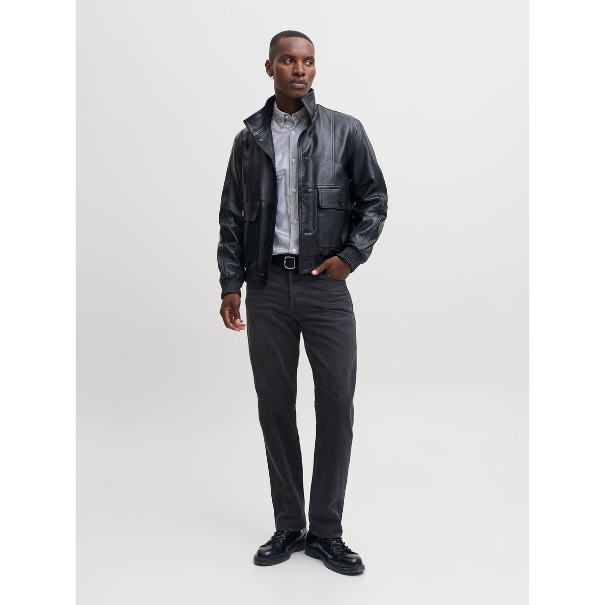 Jean Coupe Décontractée black denim, JACK & JONES