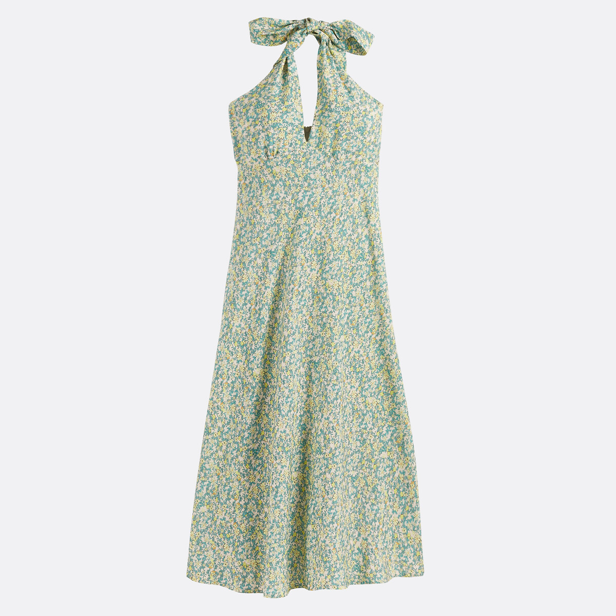 Robe longue sans manches imprimé floral imprimé fleurs multicolore, LA REDOUTE COLLECTIONS