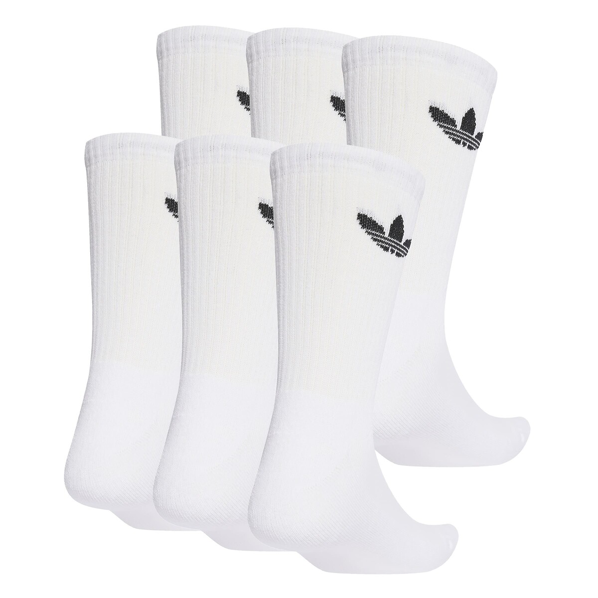 Lot de 6 paires de chaussettes, rembourrées blanc, adidas Originals