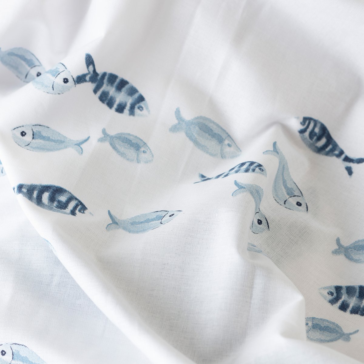 Housse de couette Imprimé OCEANOS imprimé, CARRE BLANC