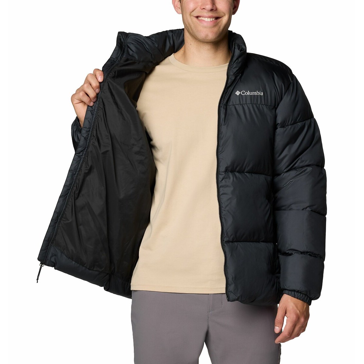Puffect Zipped Padded Jacket black, COLUMBIA