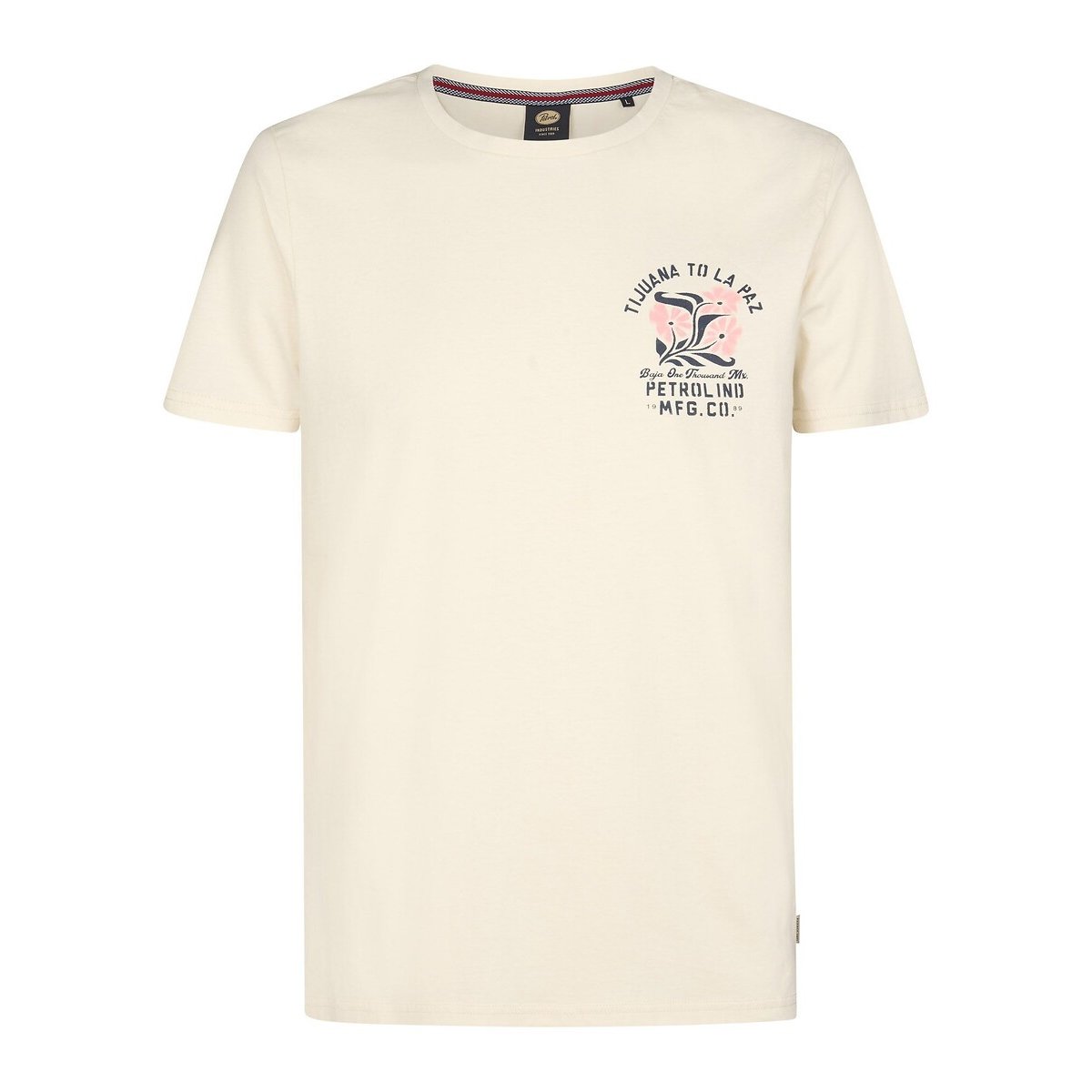 Short Sleeve T-Shirt cream, PETROL INDUSTRIES