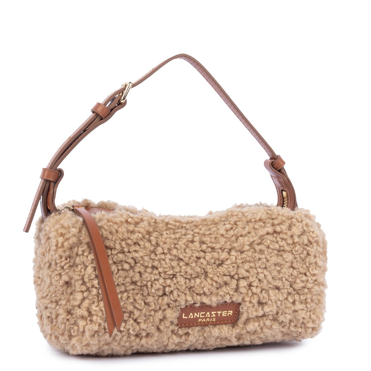 Petit sac rectangle MOUMOUTE cognac, LANCASTER
