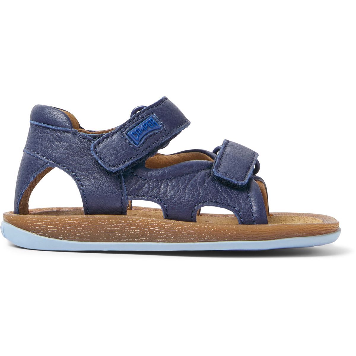 Sandales Cuir Bicho bleu foncé, CAMPER