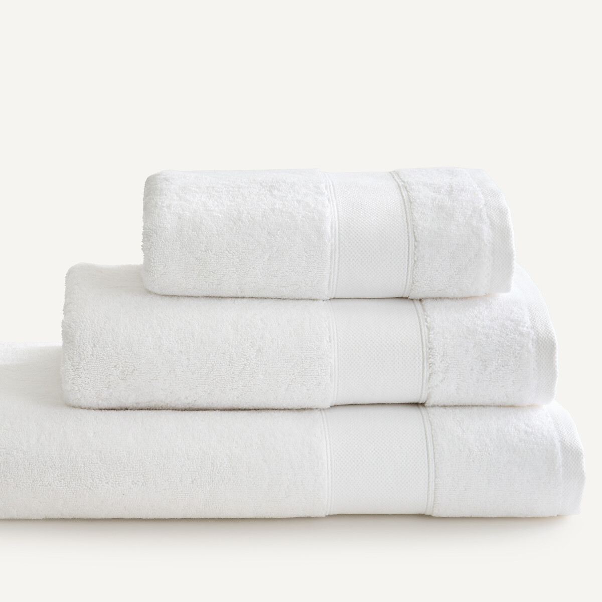 Maxi drap de bain 700 g/m², LEON blanc, AM.PM