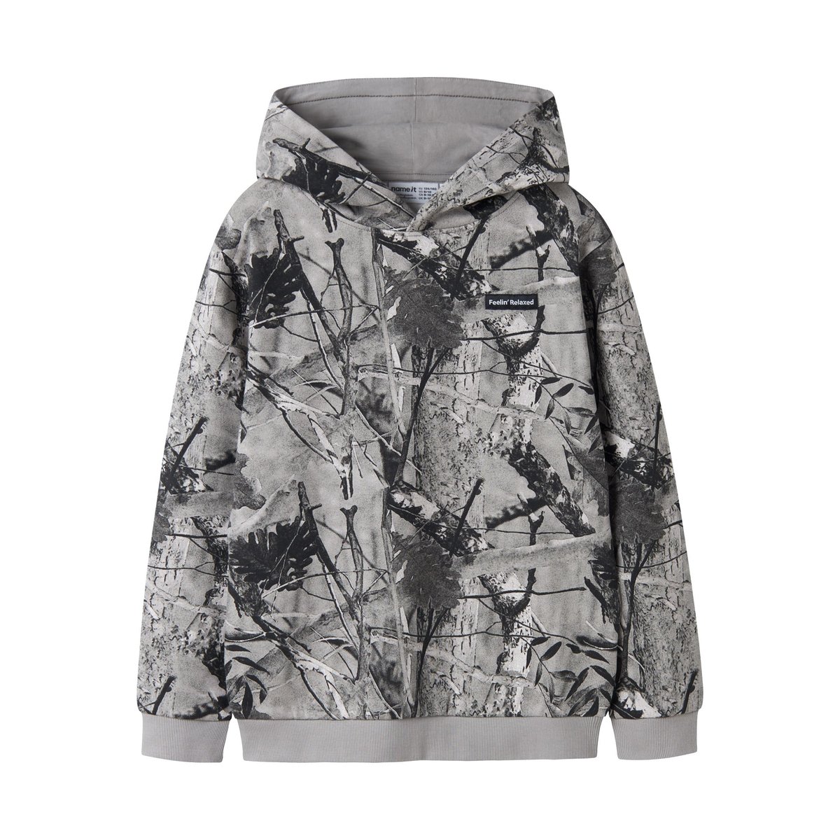Sweat À Capuche gris - charcoal gray1, NAME IT