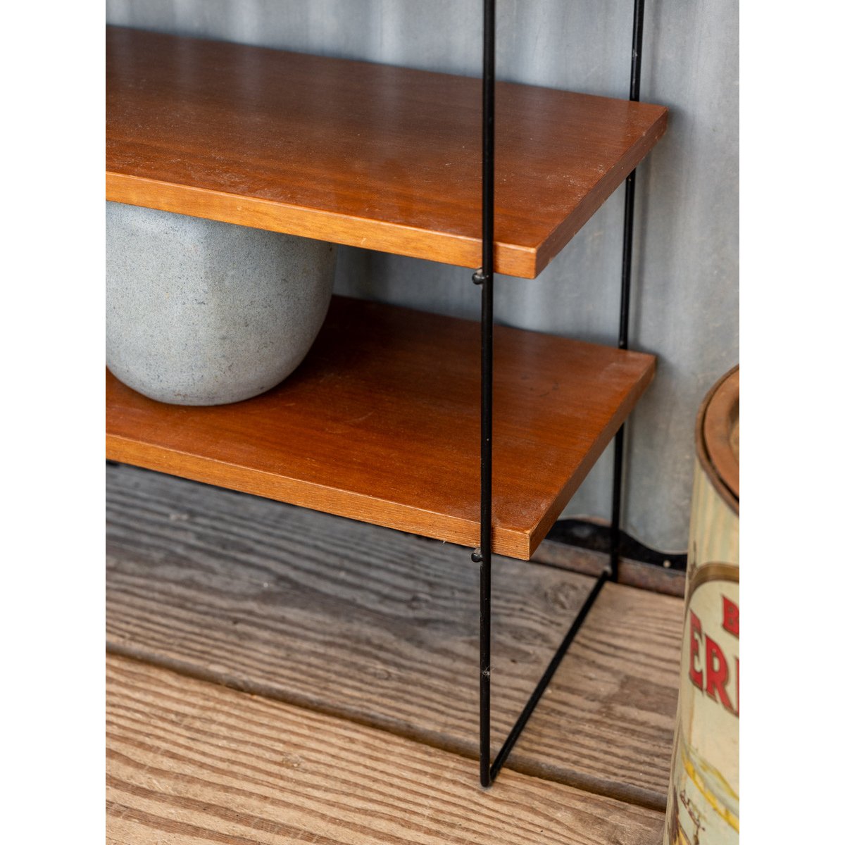 Étagère en bois et métal noir Gaëlle N°1469 - Bon état noir, DEBONGOUT