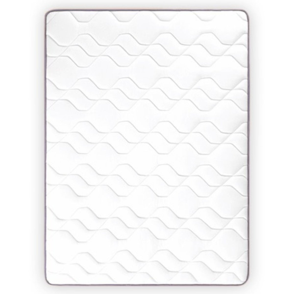Ensemble matelas 100% latex HAPPY LIT, sommier TWIST et pieds blanc, MERINOS