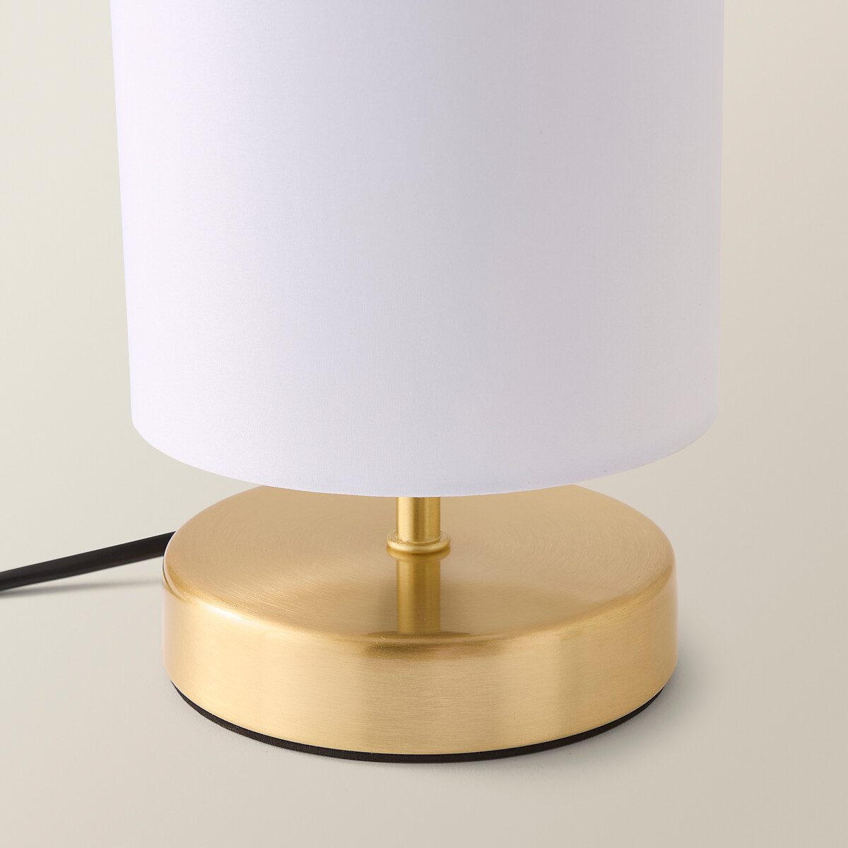 Francine Touch Table Lamp in Brushed Gold white, SO'HOME