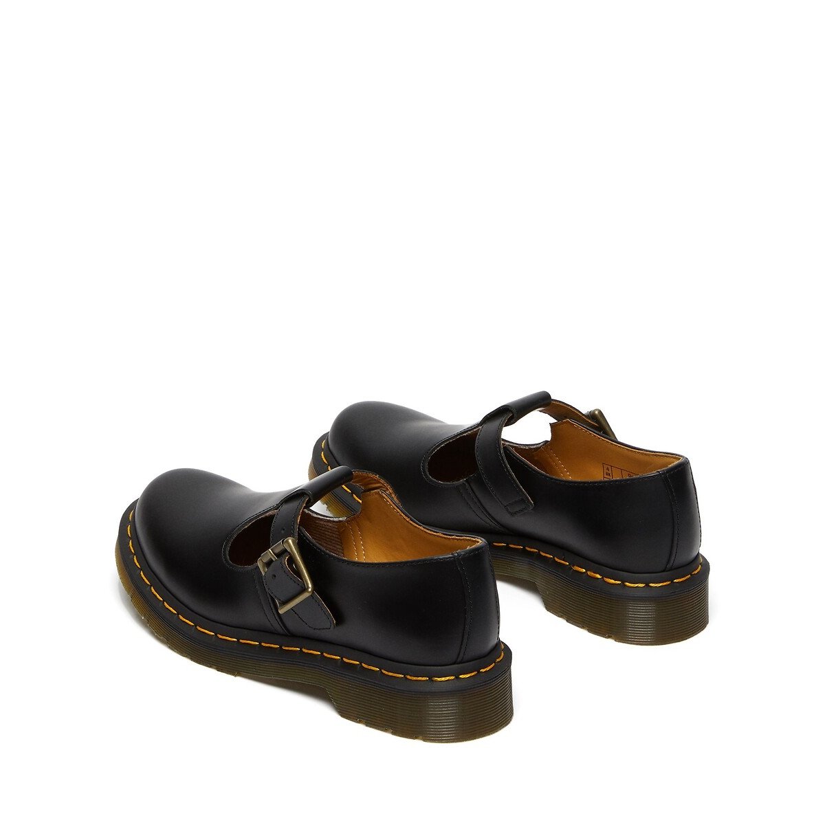 Baby Polley in pelle Smooth nero , DR. MARTENS