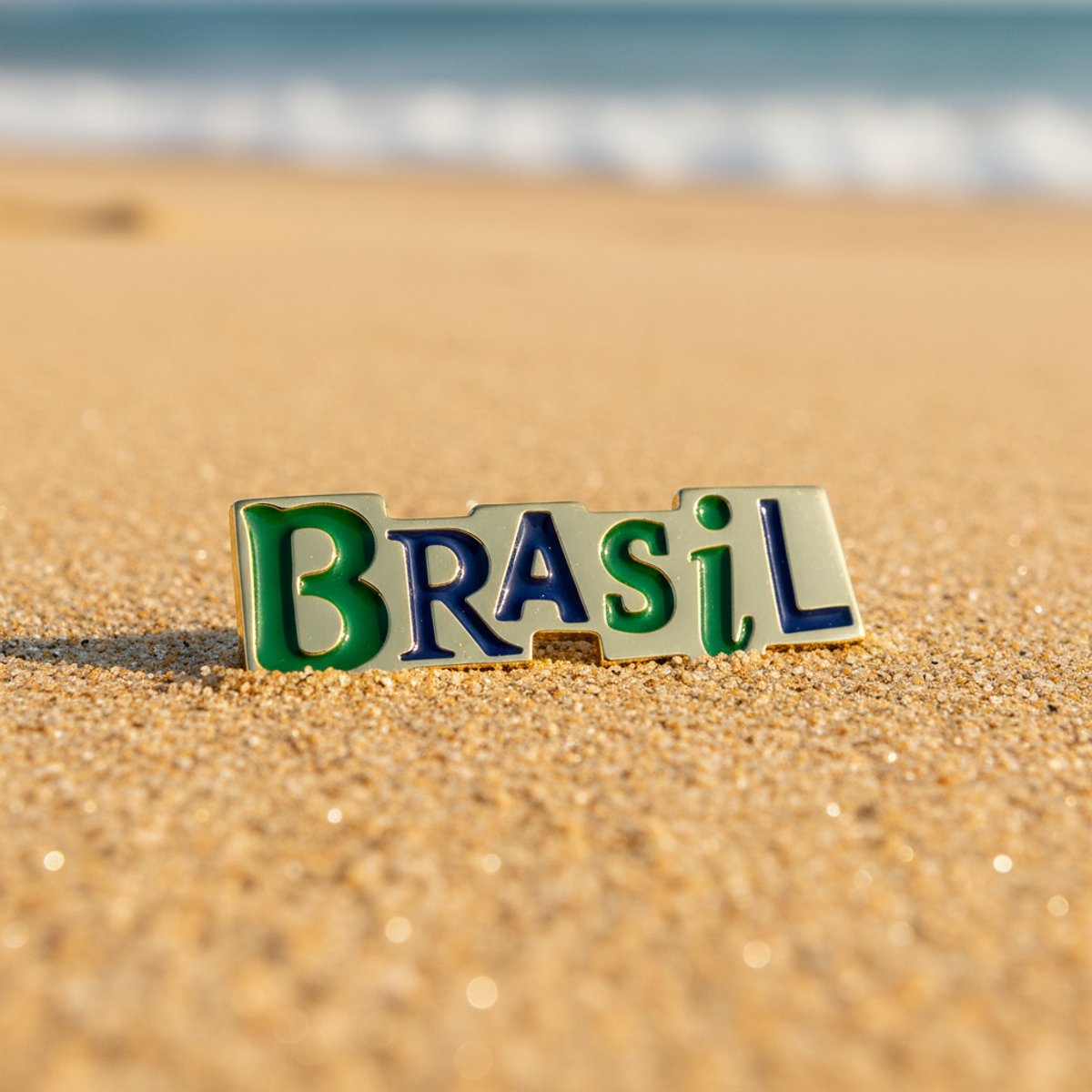 Pins BRASIL - Jaune jaune, CACATOES