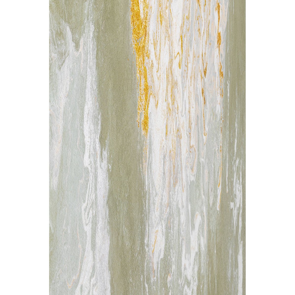 Toile encadrée abstraite en polyester, ARTISTAS vert, KARE DESIGN