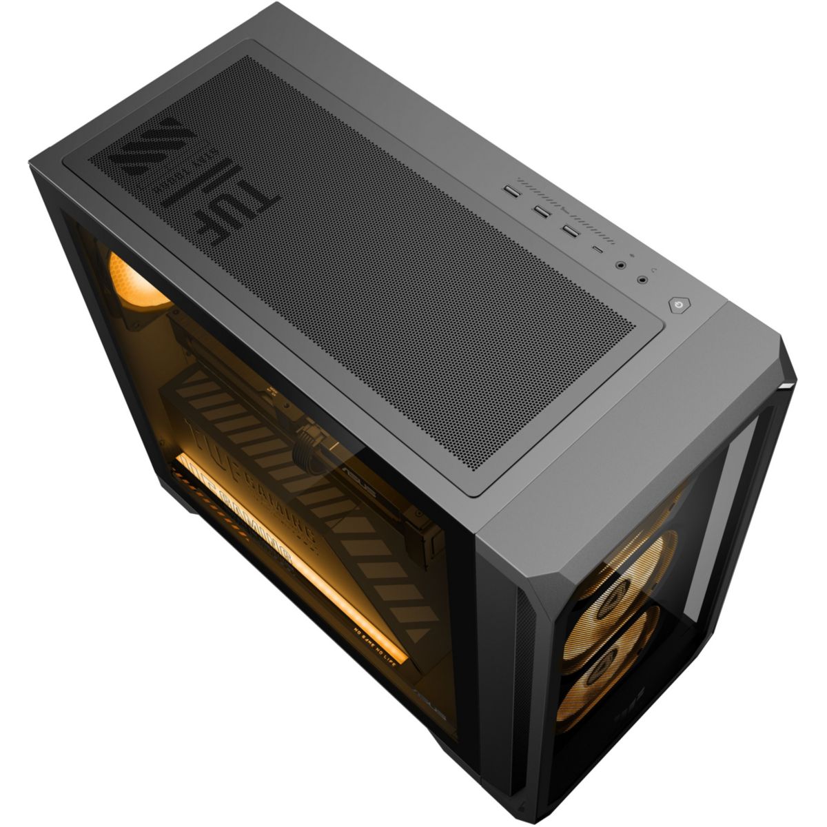 PC Gamer TM700TZ-R8700F005W AMD Ryzen 7 8700F Nvidia GeForce RTX 5070 16 Go RAM DDR7 SSD 512 Go couleur unique, ASUS