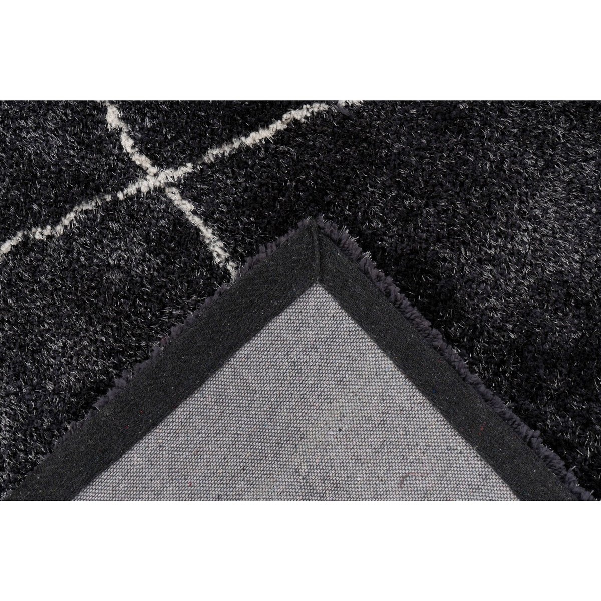 Tapis rectangulaire tissé, ORLANDO anthracite, ARTE ESPINA