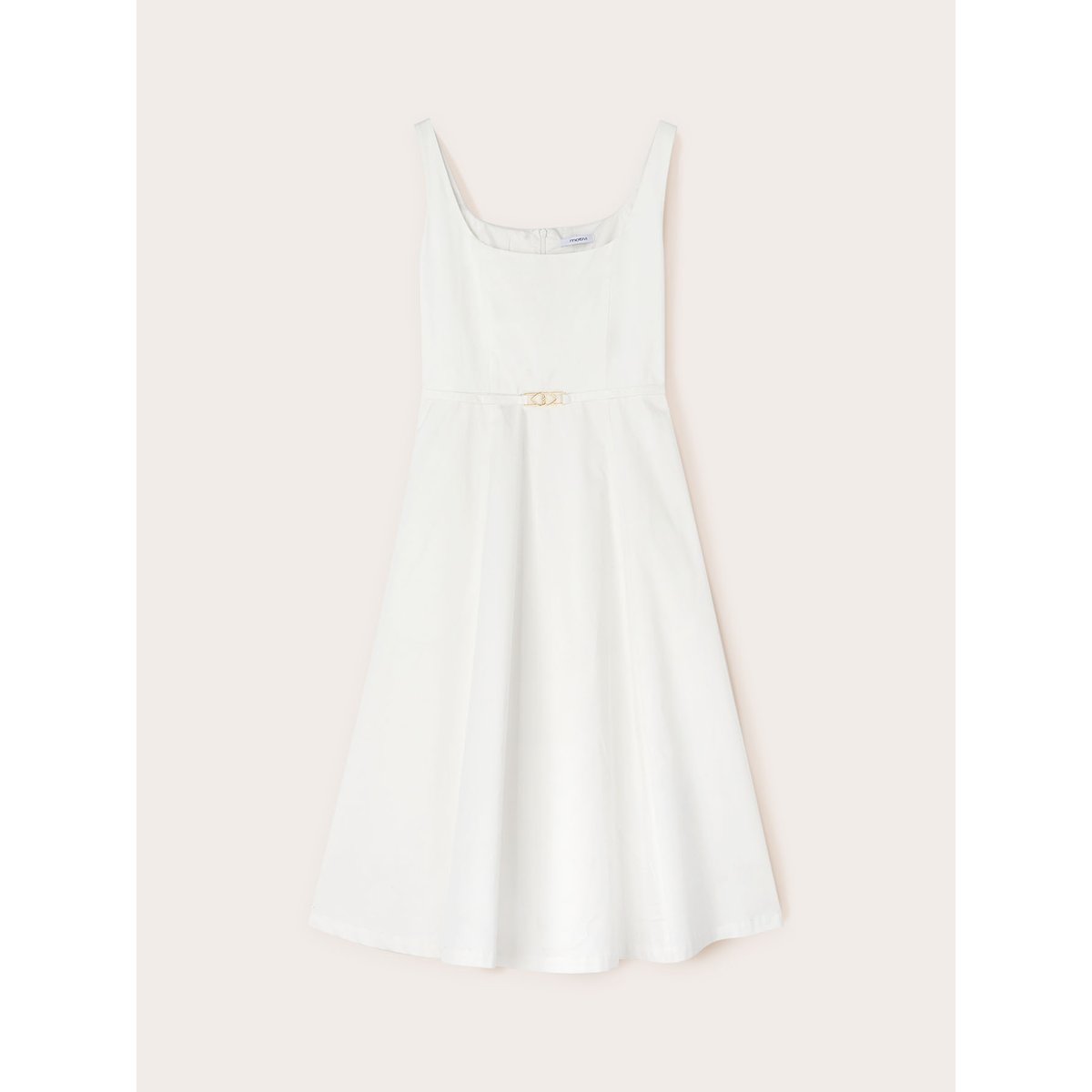 Robe midi blanc, MOTIVI