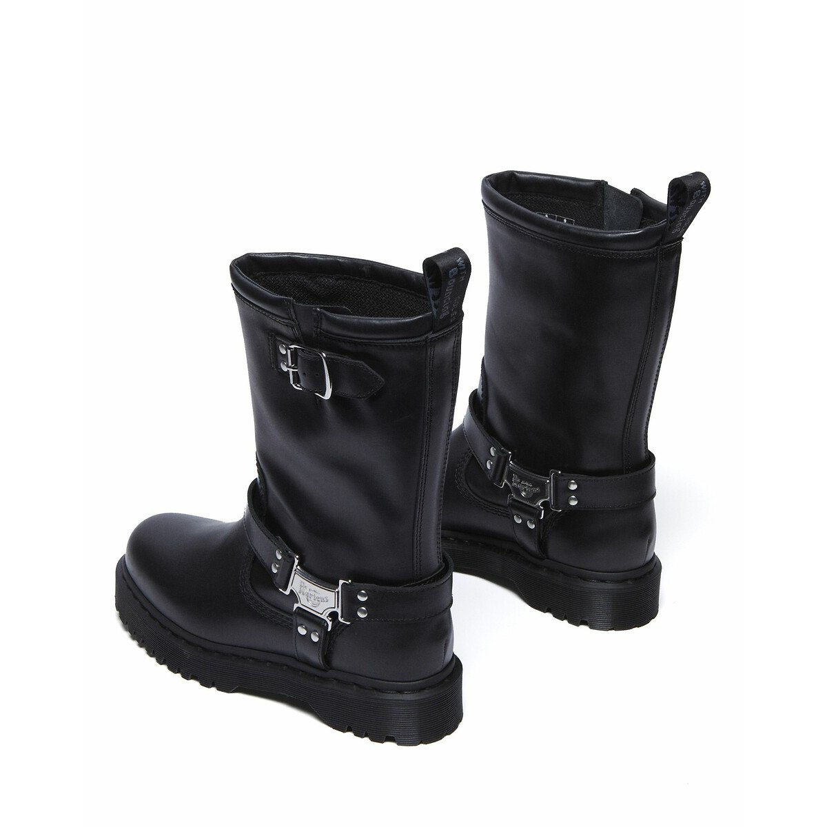 Botas de piel Anistone Hi negro, DR. MARTENS