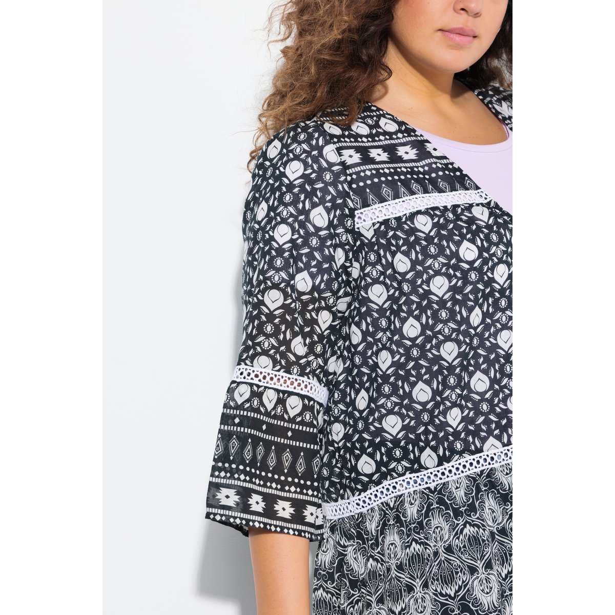 Veste longue marine, ULLA POPKEN