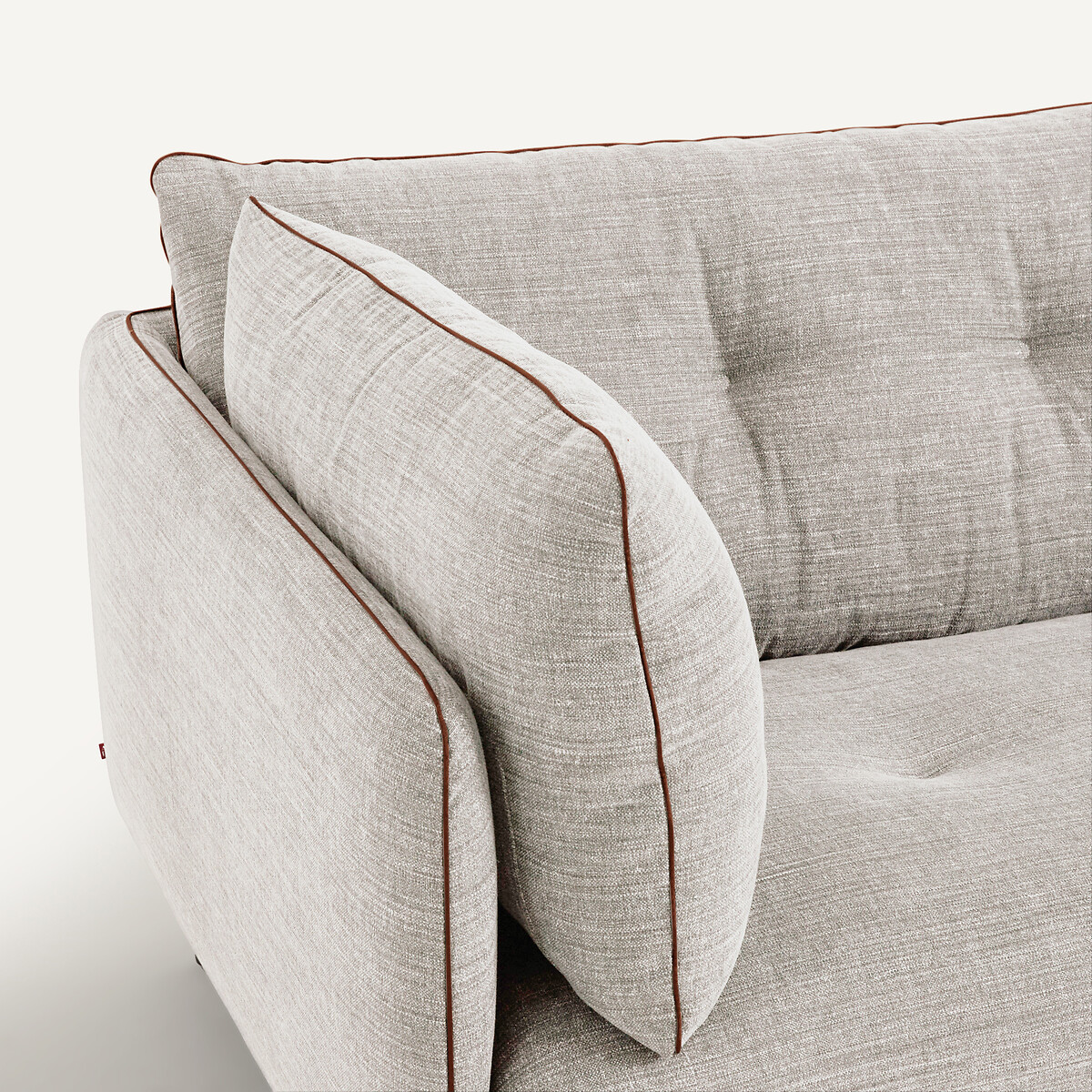 2-Sitzer-Sofa, aus Baumwolle und Leinen, BOTERO beige, AM.PM