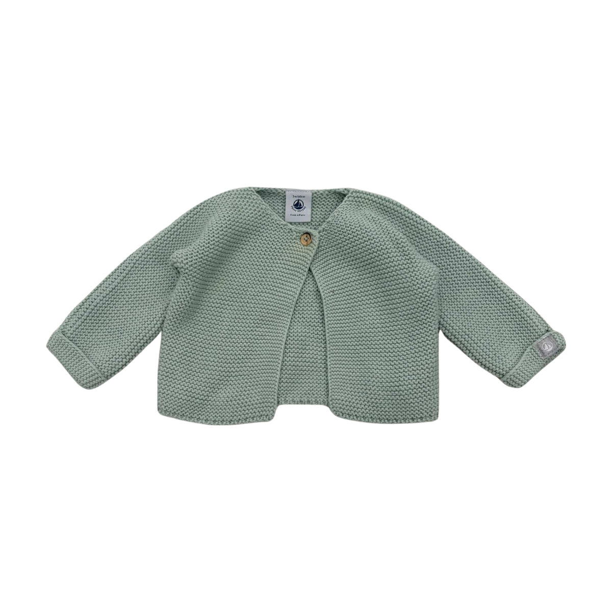 Cardigan bébé - Très bon état vert, PETIT BATEAU
