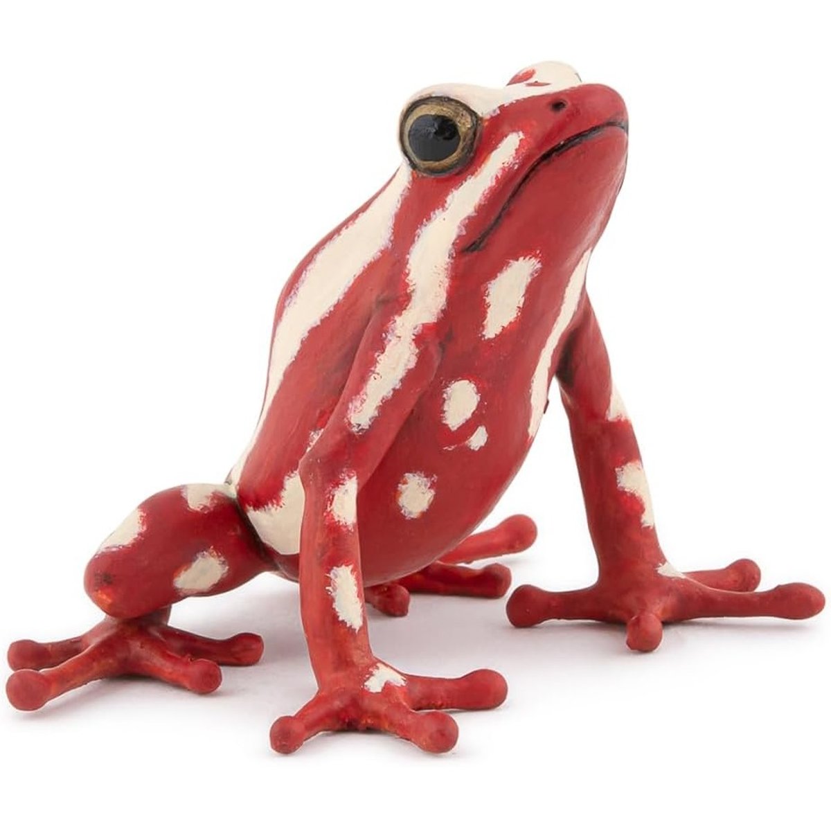 Figurine grenouille flèche tricolore rouge, PAPO