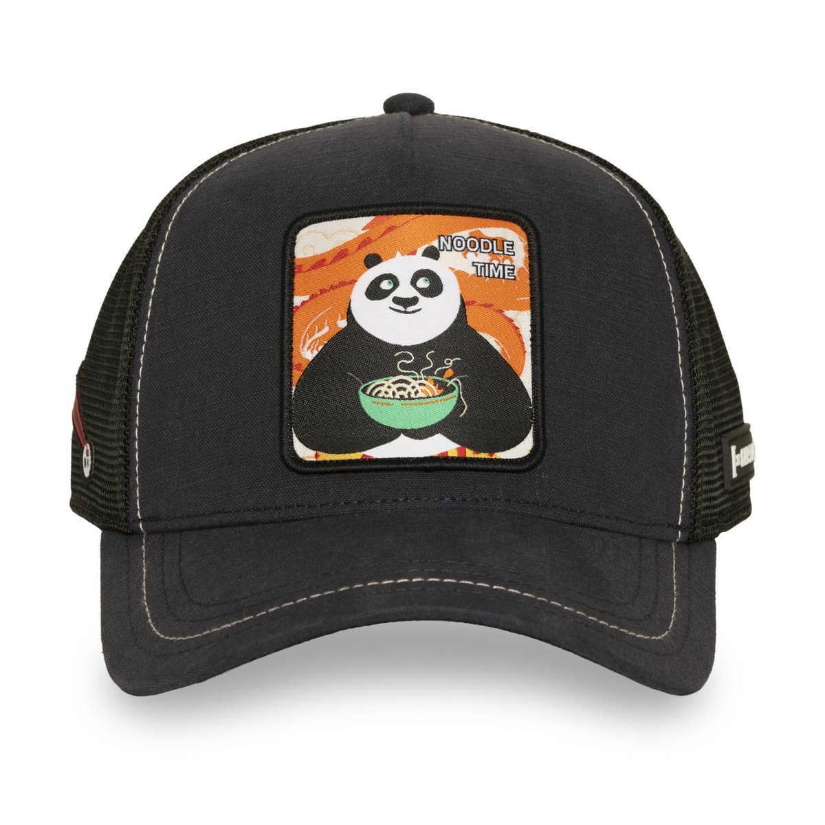 Casquette trucker Kung Fu Panda bleu foncé/noir/blanc/orange/jaune/vert, CAPSLAB