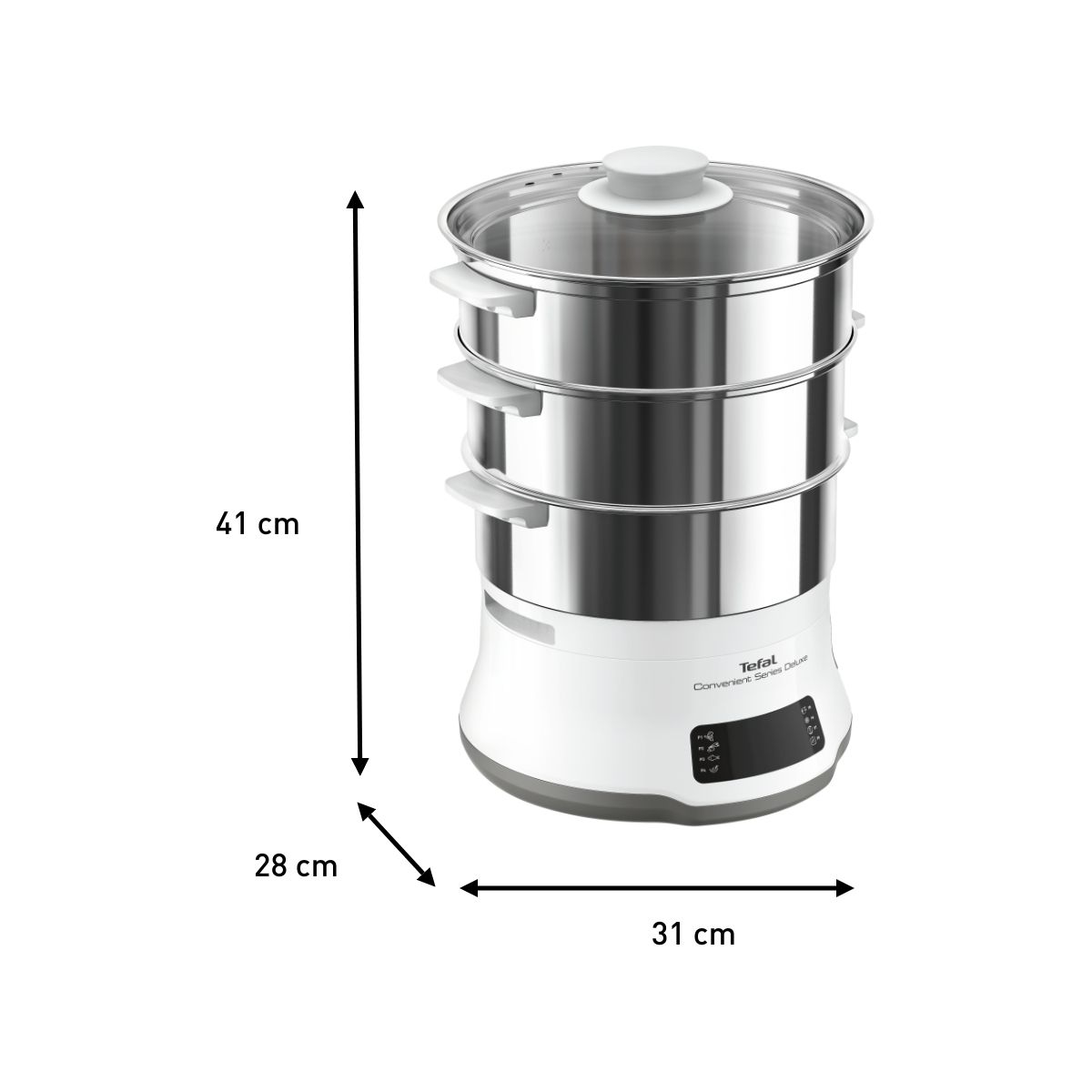 Cuiseur vapeur Convenient series deluxe VC502D10 couleur unique, TEFAL