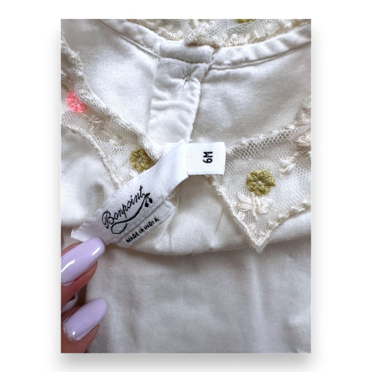 Blouse bébé - Très bon état blanc, BONPOINT
