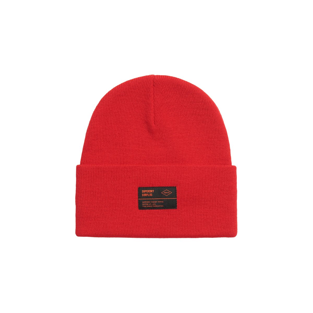 Bonnet en maille Surplus rouge vif, SUPERDRY