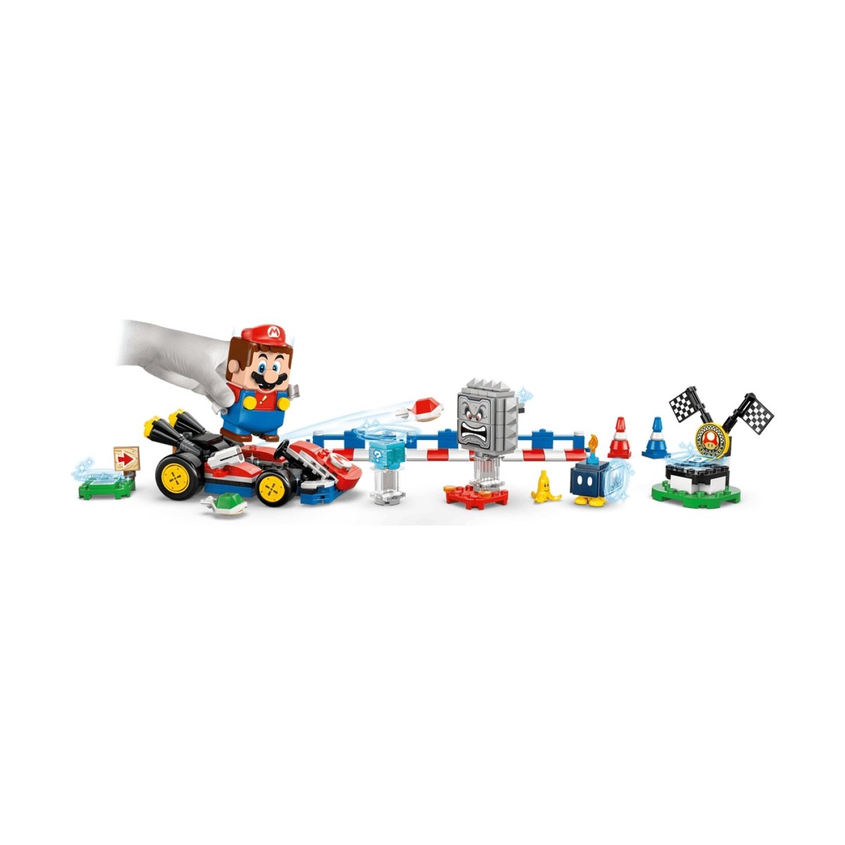 LEGO Super Mario - Set Mario Kart avec Figurine Interactive et Kart Standard - 72043 multicolore, LEGO