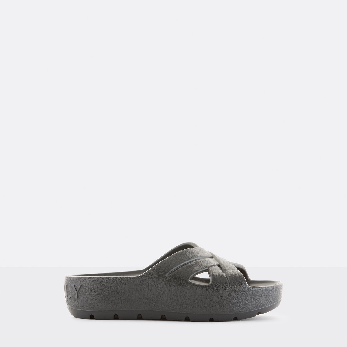 Mules à plateforme vegan MOONY noire, LEMON JELLY