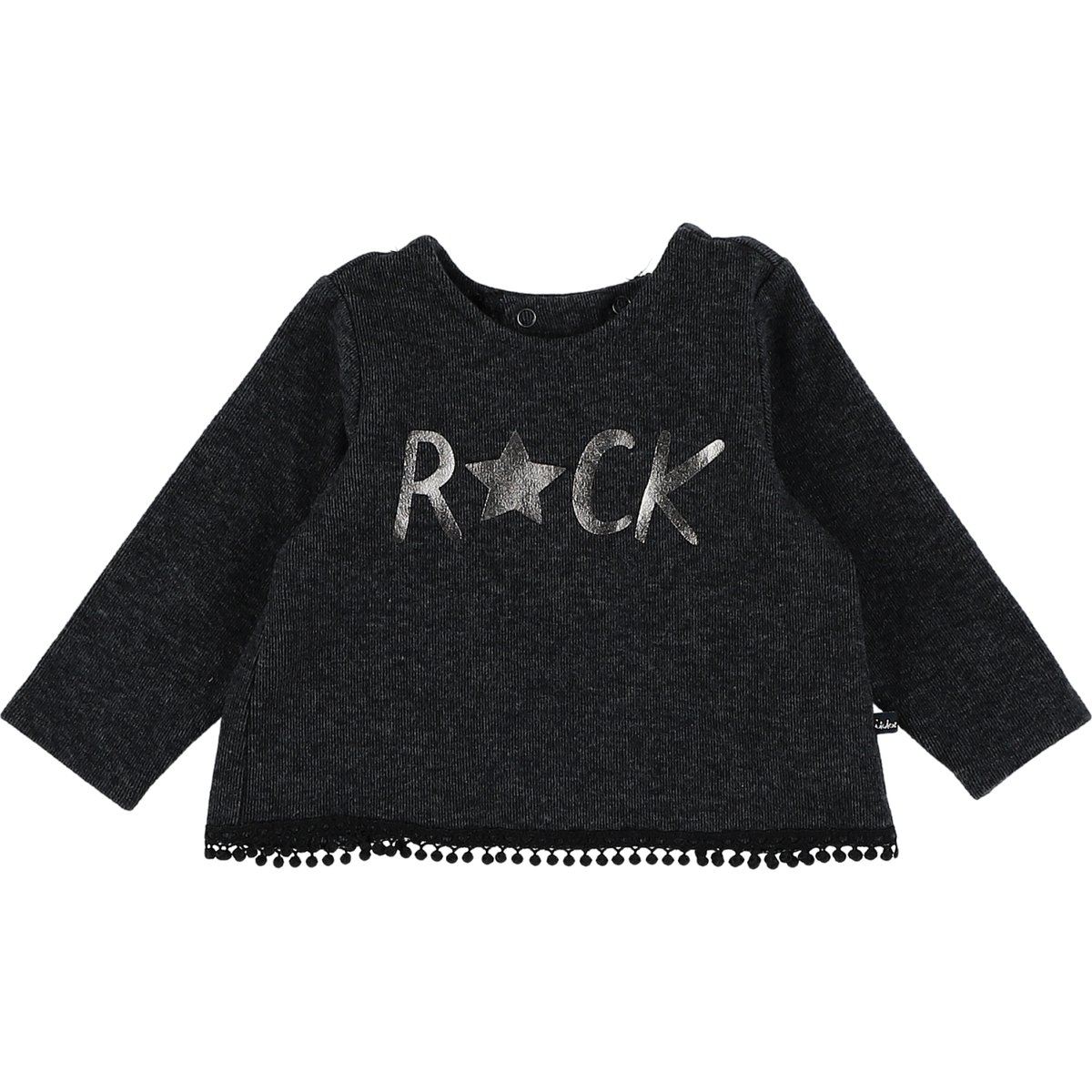 Pull/gilet devant derrière - Très bon état gris;noir, IKKS