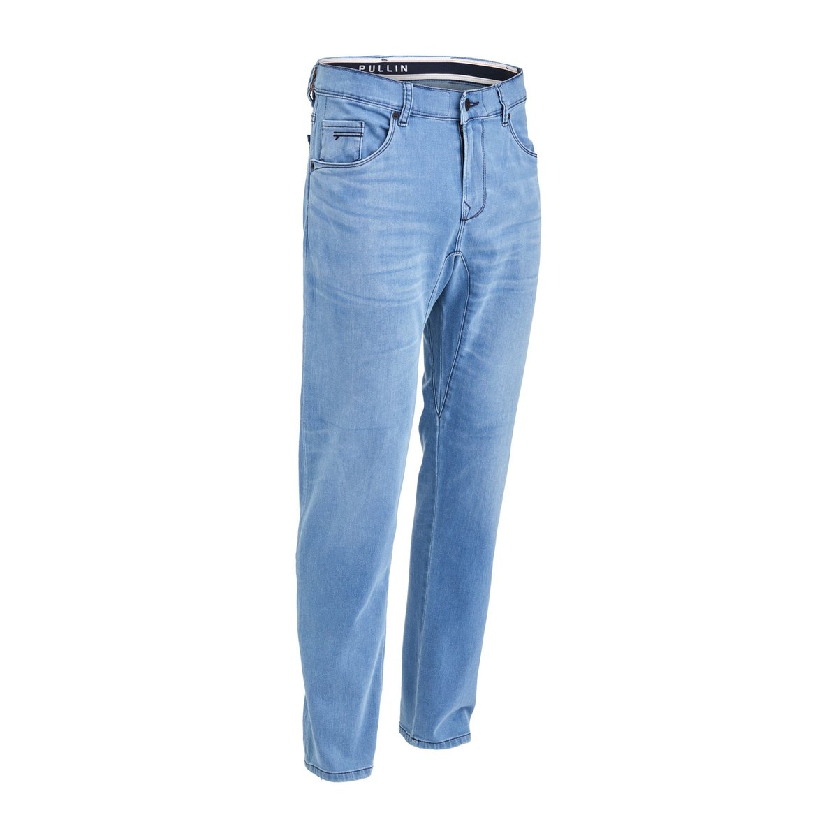 PANTALON STRAIGHT SOFT bleu, PULLIN
