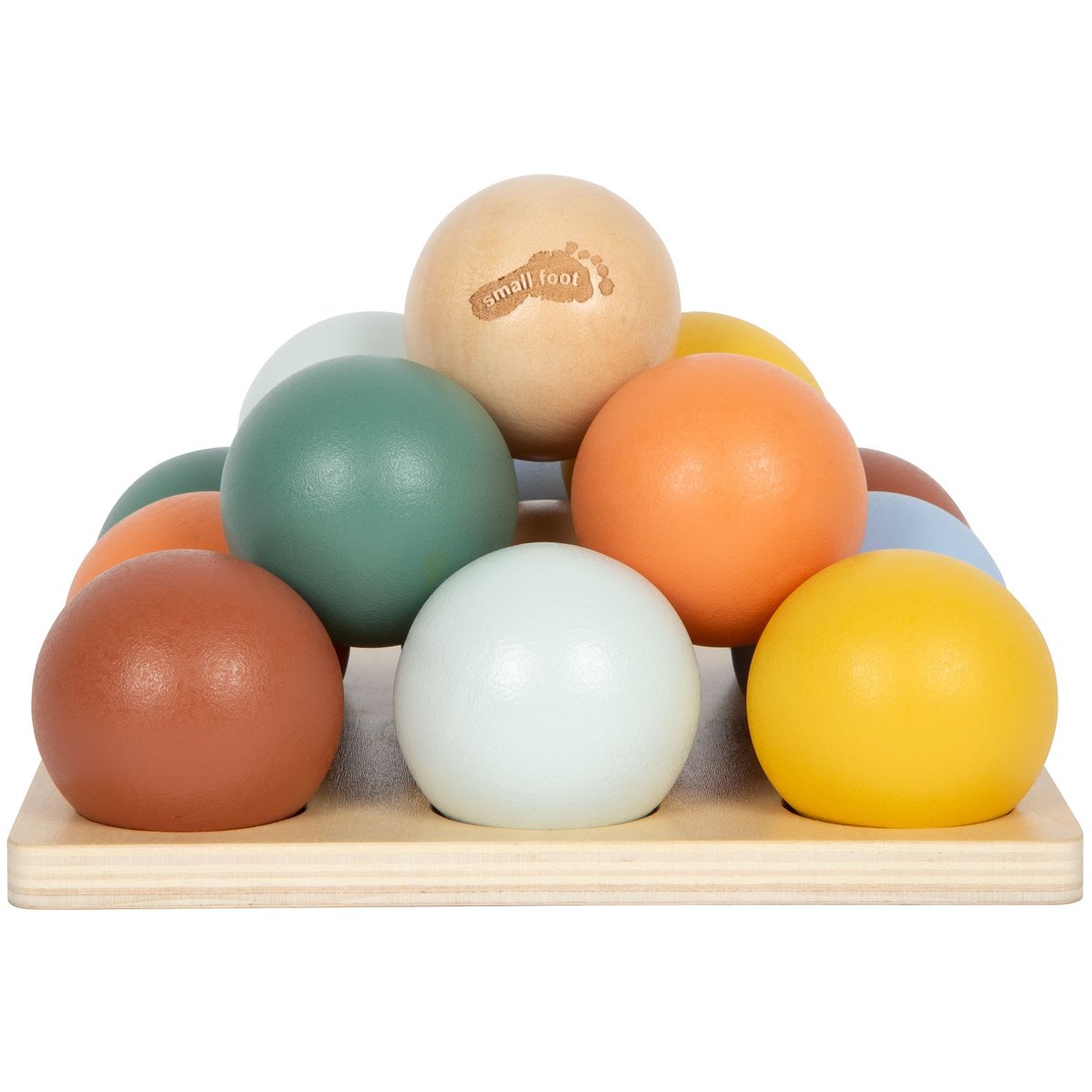 Jeu de tri Montessori avec boules multicolore, SMALL FOOT COMPANY