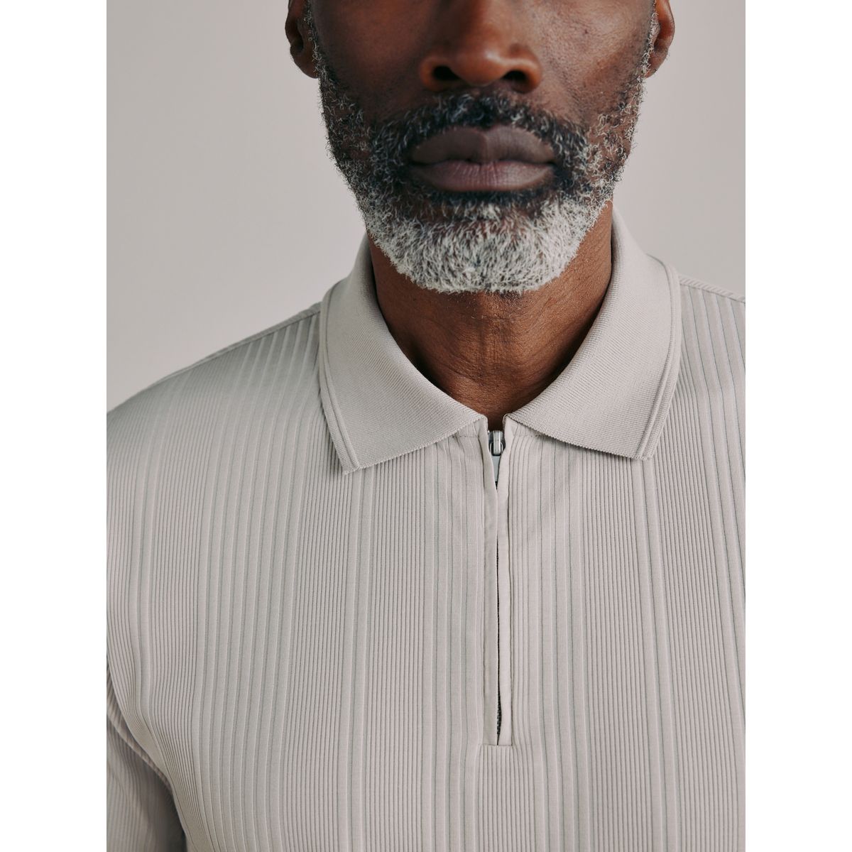 Polo en coton supima n. premium signature naturel, NEXT