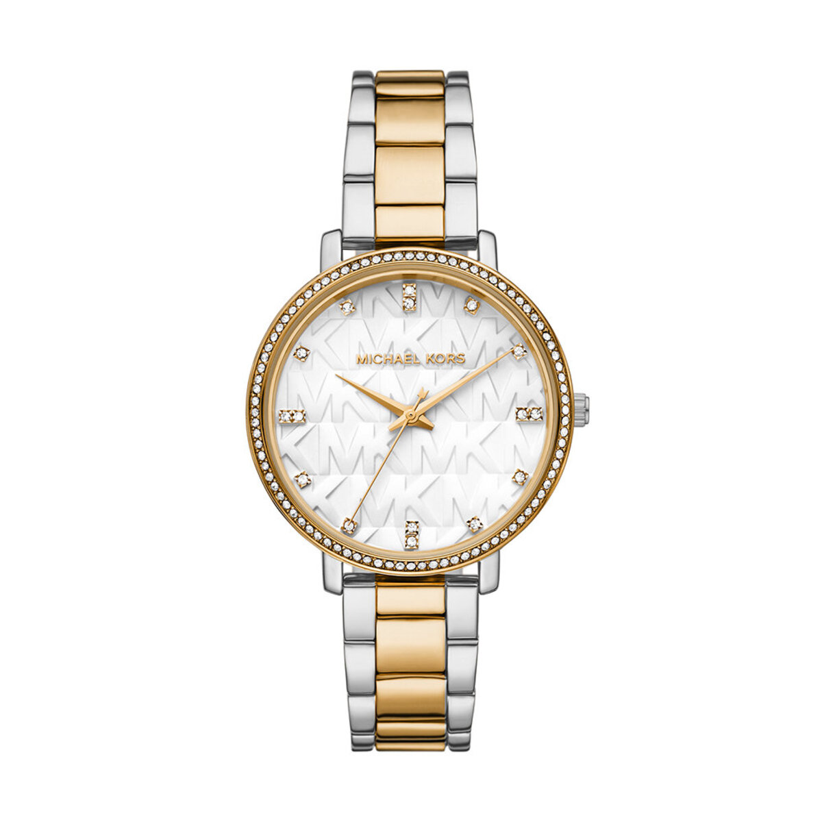 Montre Analogique  PYPER argenté blanc argenté, MICHAEL KORS