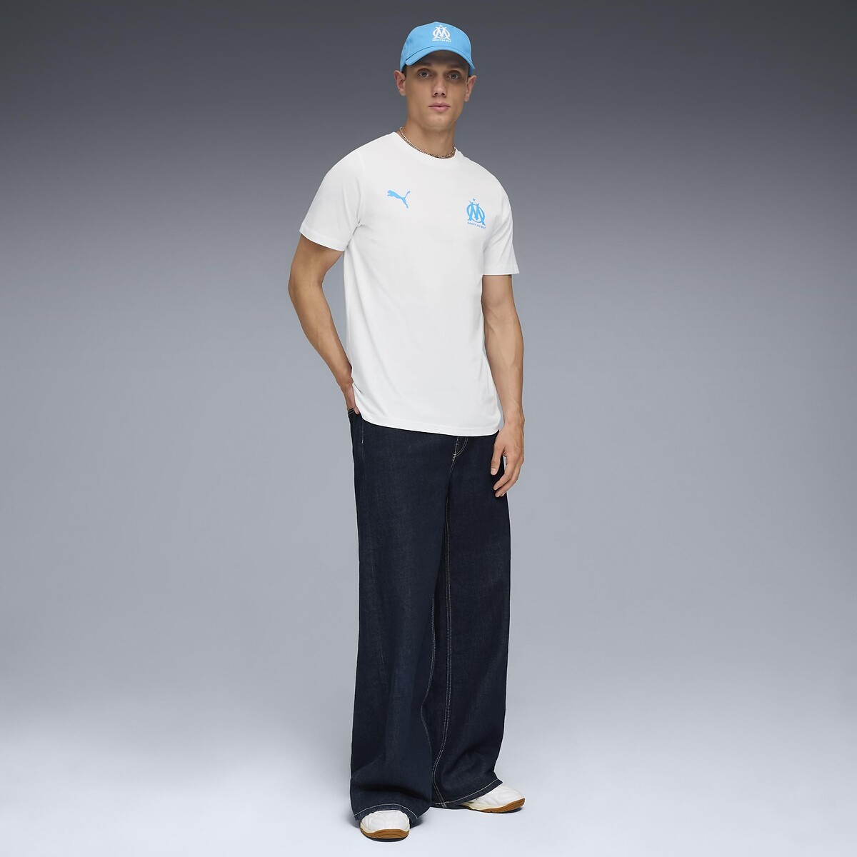Voetbalshirt, Olympique de Marseille wit, PUMA