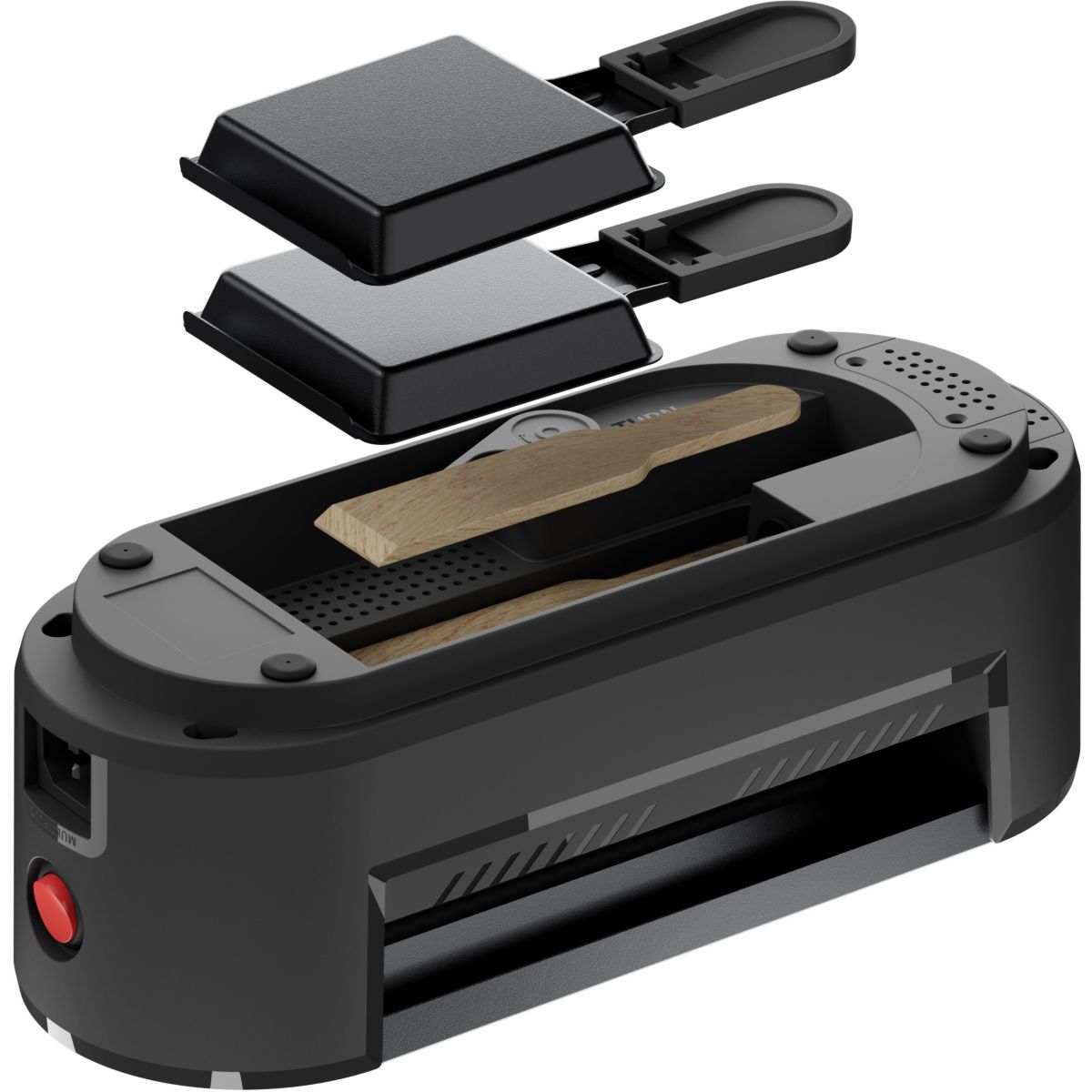 Raclette ERMD4 Multiplug Noire couleur unique, ESSENTIEL B