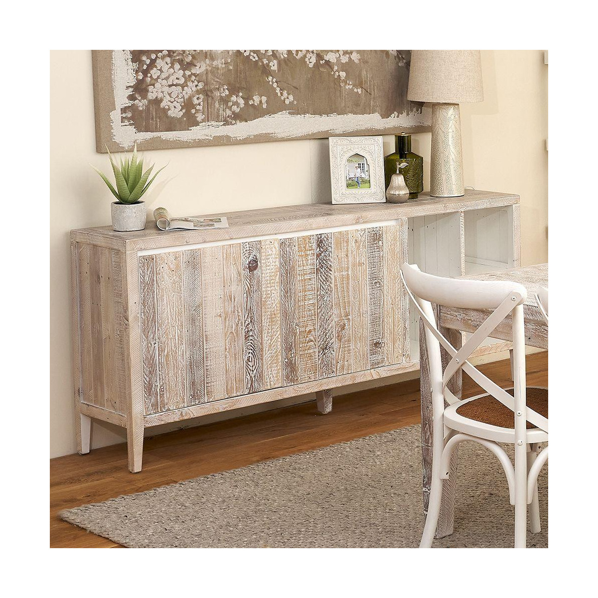 Buffet - CADÉLIA gris, DECORATION D’AUTREFOIS