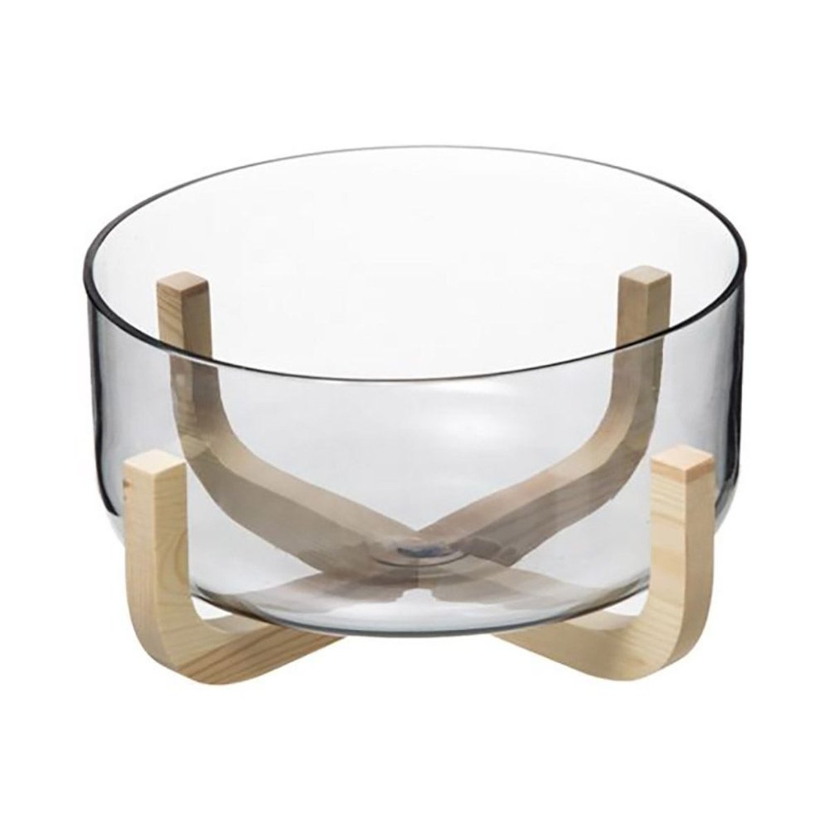 Saladier verre Arha D24 transparent, ATMOSPHERA