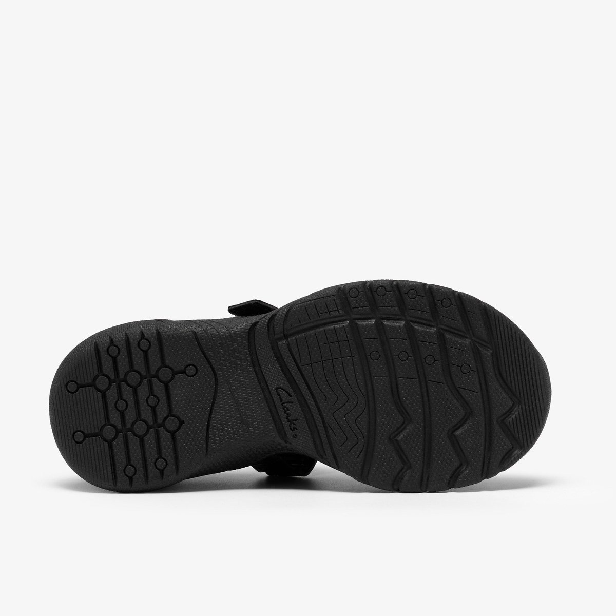 Ballerines Textile Coupe Large FEATHER WISH K noir, CLARKS
