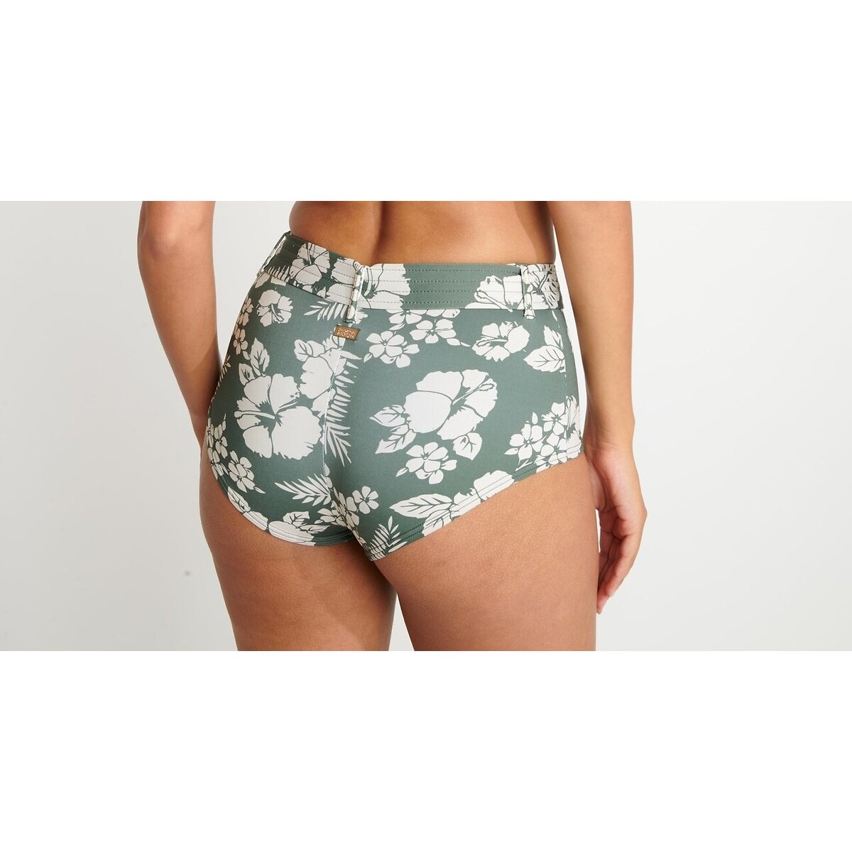 Fima Taevana Bikini Bottoms print/khaki background, BANANA MOON