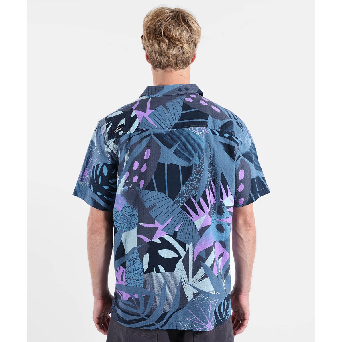 Chemise manches courtes WIPEOUT deep marine, OXBOW